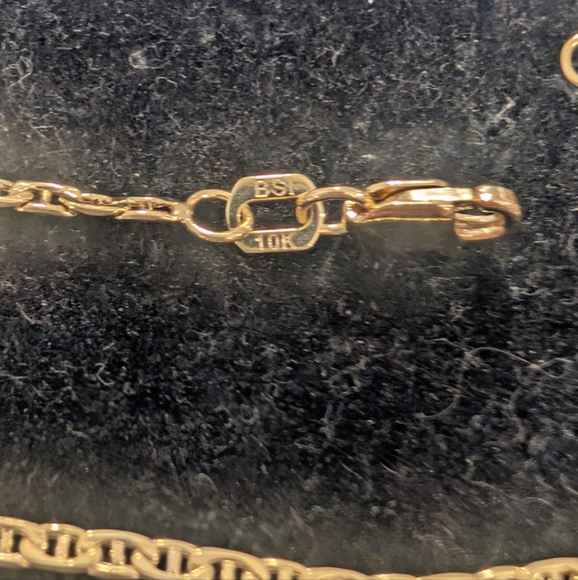 10k 2mm 7 inch Mariner Link Bracelet - NEW - Picture 2 of 4